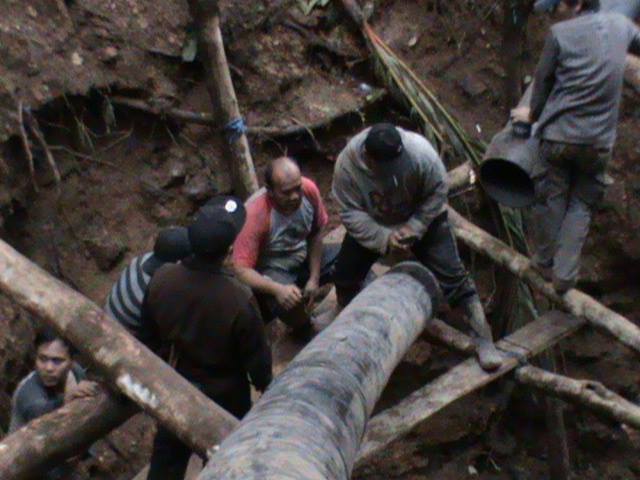 Jaringan Transmisi Air Mata Air Mahlimbukar Kembali Berfungsi